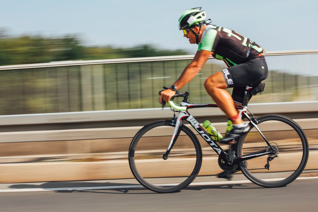 Photo running cycling