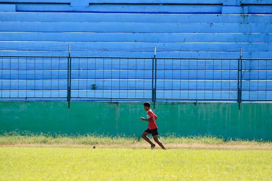 Photo running training